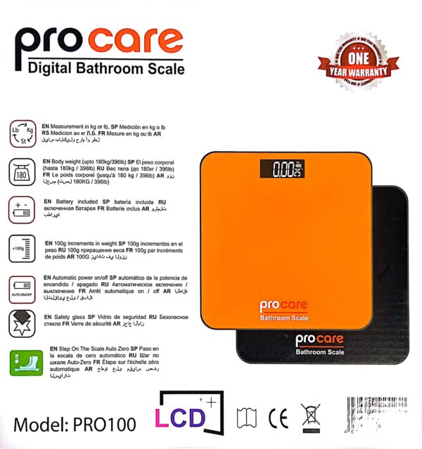 Digital weight machine/ Digital weight scale Procare - Image 2