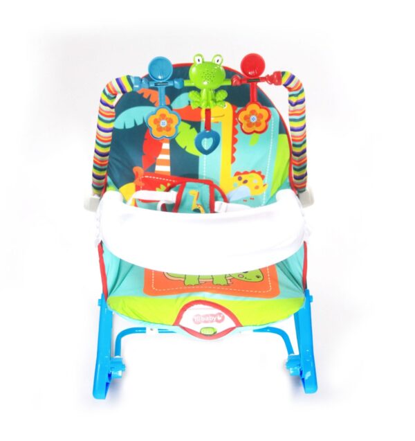Two In One Infant To Toddler Rocker Dining Chair For Kids - Multicolor - Image 2