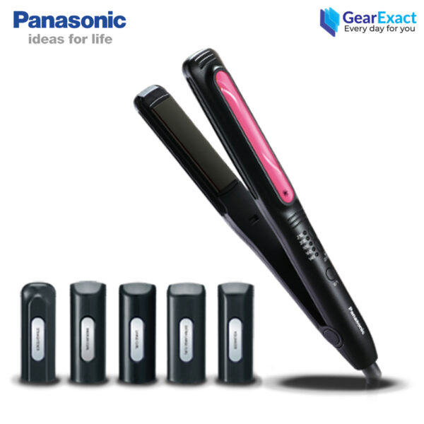 Panasonic EH-HV52 Multi-Styling Straight and Curl Hair Straightener for Women - Image 3