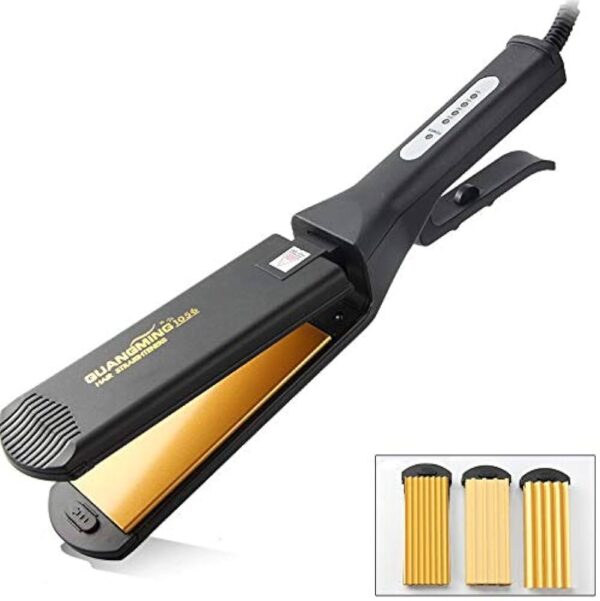 New Professional hair straightener iron ceramic coating plate ionic curling iron flat iron styling tool 4in1 - Image 2