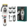 VGR V-699 Salon Series Professional Digital Display Cordless Hair Clipper- White