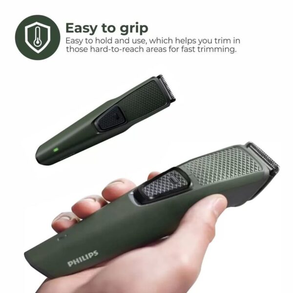 PHILIPS BT1230/15 Beard Trimmer For Men (Green) - Image 3