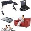 T8 Portable Almuniam laptop Table tow cooling fan - Image 2