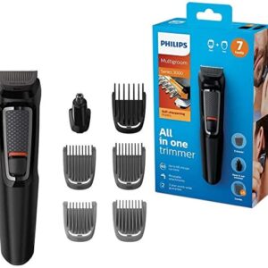 PHILIPS MG3721/77 Multi Grooming Kit For Men 7-in-1 Face, Hair and Body Series 3000