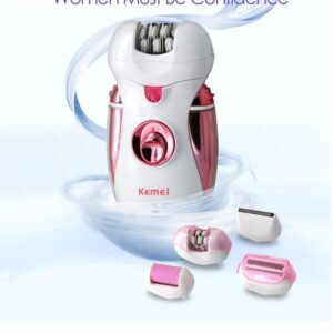 Kemei KM-2530 4 in 1 Rechargeable Epilator Shaver For Woman