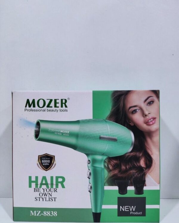 Mozer Professional Hair Dryer 6000W MZ-8838  High Speed Hair Dryer - Image 2