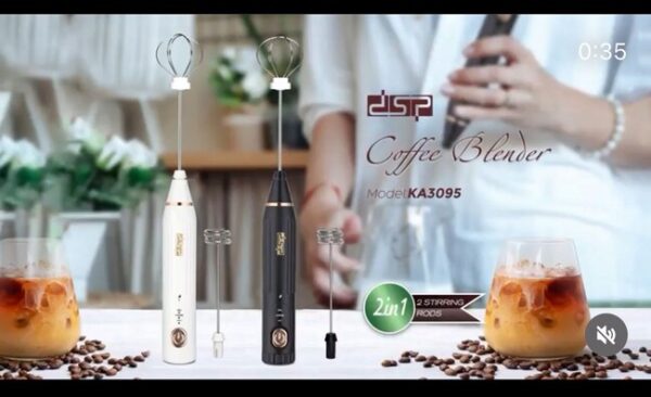 Dsp, Ka3095 2 In 1 Coffee Blender, Black and white - Image 4