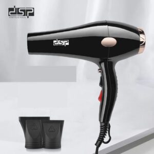 DSP Professional Hair Dryer AC Motor 3 Heat/3 Speed Setting, Cold Shot Button, 2200W