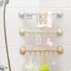 Bathroom & Kitchen Storage Hooks(3 piece) 1set Hooks are moveable and adjustable - Image 2