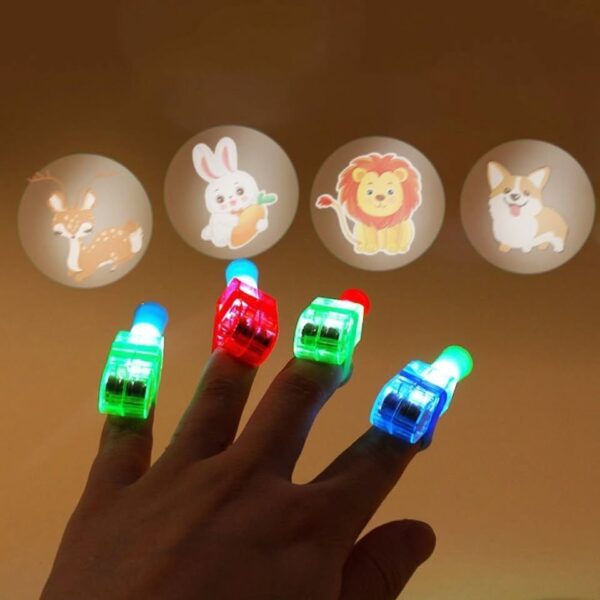LED Projection Finger Lights 10pcs 1set