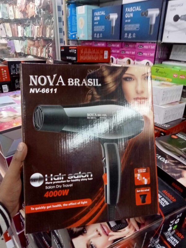 Nova Professional Hair Dryer 4000W NV-6611  High Speed Hair Dryer