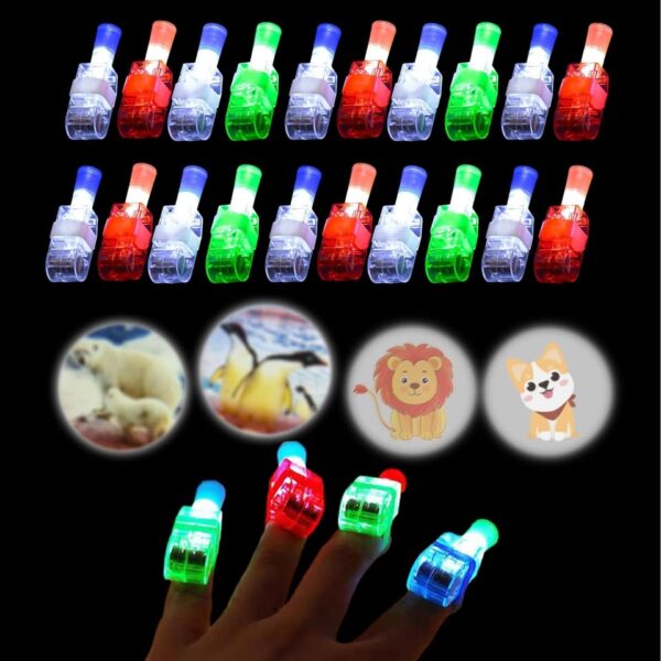 LED Projection Finger Lights 10pcs 1set - Image 3