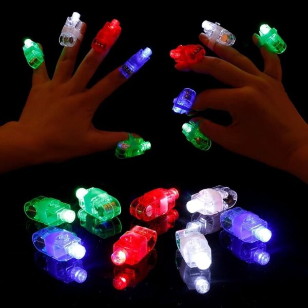 LED Projection Finger Lights 10pcs 1set - Image 2