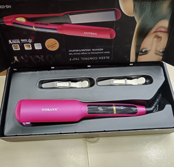 Sokany HS-030 Professional Hair Straightener for Women - Image 3