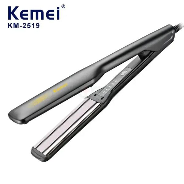 Kemei KM-2519 Infrared Professional Hair Straightener Iron Infrared Heating Technology - Image 2