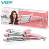 VGR V-563 Multi-Styler 4-in-1 Straightener, Curler, Crimper and Waver Salon Series for Women