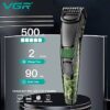 VGR V-053 Camouflage Professional Rechargeable Hair Clipper Trimmer for Men