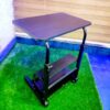 Moveable & Height Adjustable Laptop Table with 2 Shelves / Study Table / Side Table - Image 4