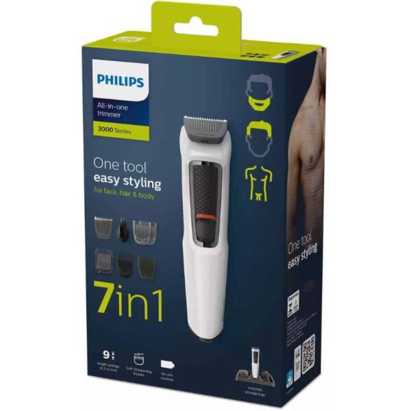 PHILIPS MG3721/77 Multi Grooming Kit For Men 7-in-1 Face, Hair and Body Series 3000 - Image 3