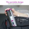 Automatic Hair Curler Cordless USB Rechargeable Ceramic Curling Iron - Image 3