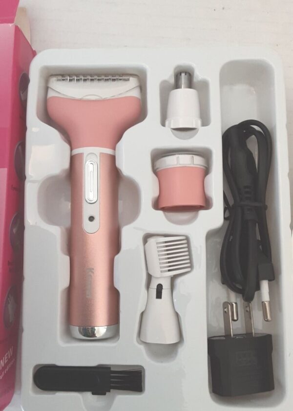 Kemei KM-6637 Multi Functional 4 In 1 Shaver For Women - Image 2