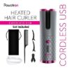Automatic Hair Curler Cordless USB Rechargeable Ceramic Curling Iron - Image 2