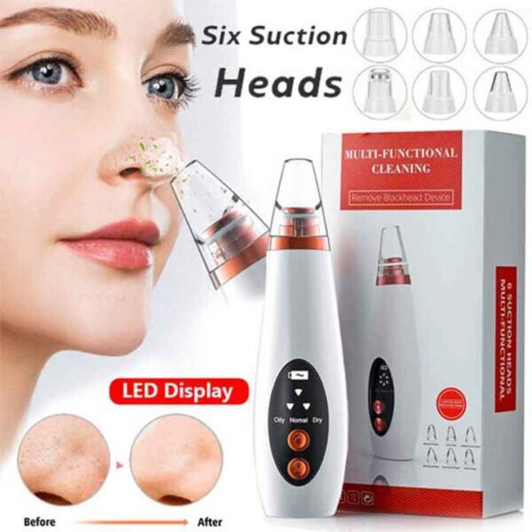 Clean Blackhead Vacuum,Rechargeable Electric Blackhead Removal Tool with USB Rechargeable Blackhead Suction Machine