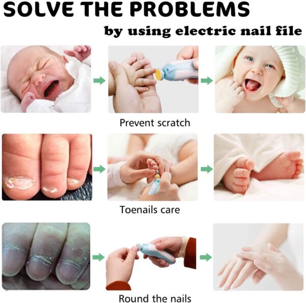 Electric Baby Nail Trimmer manicure for Newborn - Image 2